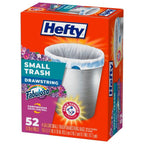 Hefty Fabuloso Small Trash Bags, 52 Count
