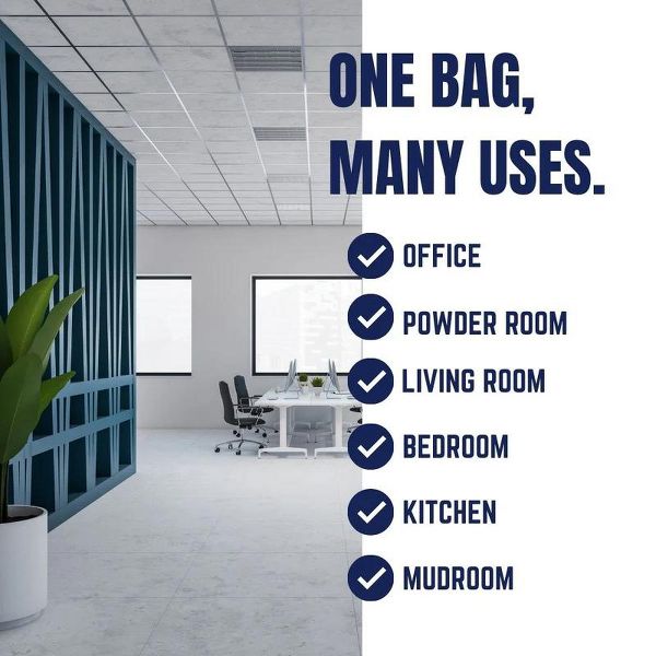 Plasticplace 4 Gallon Low-Density Trash Bags, 250 Count, White, 17 x 18 in, 0.5 mil