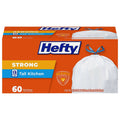 13 Gallon Drawstring Heavy-Duty Tall Kitchen Trash Bags, 60 Count