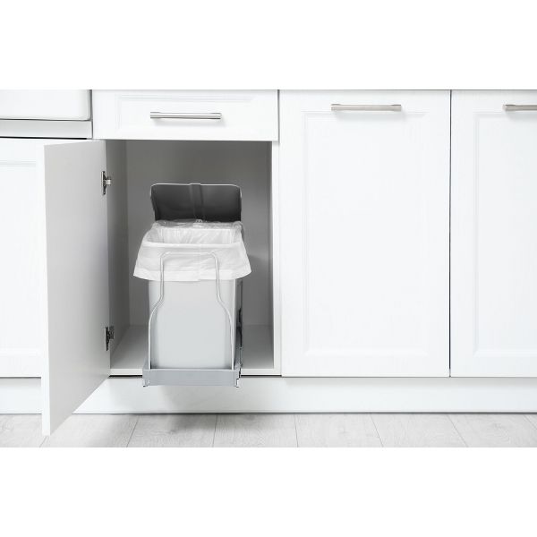 Plasticplace 8 Gallon Trash Bags, 110 Count, White, 22 x 24 in