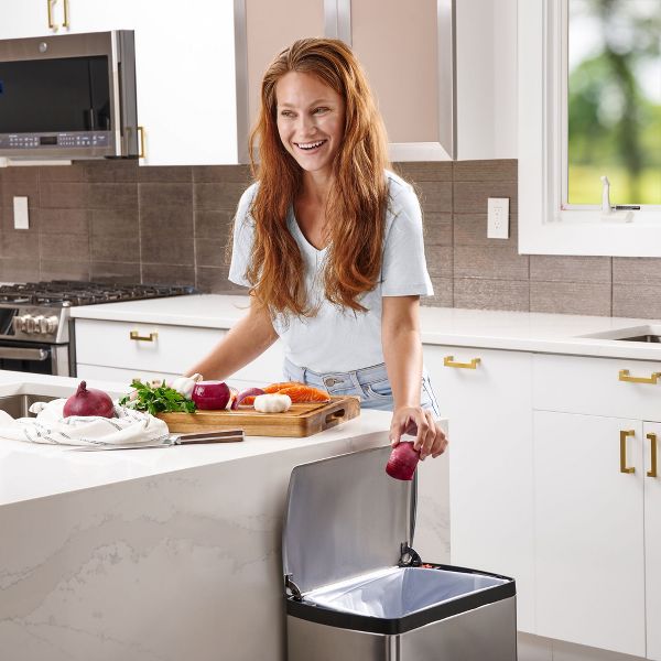 Plasticplace 21 Gallon / 80 L Trash Bags, Compatible with simplehuman Code X, 100 Count, 26 x 34.5 in