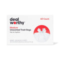 Dealworthy 8 Gallon Flap-Tie Medium Trash Bags, 60 Count