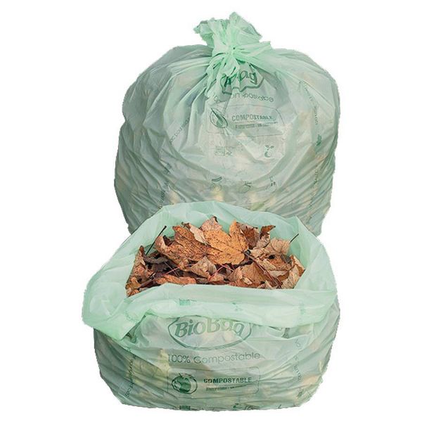 BioBag 33 Gallon Compostable Trash Bags, 10 Count