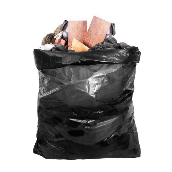 Iron-Hold 42 Gallon Wing-Tie Contractor Trash Bags, 3 mil