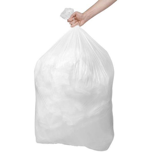 Plasticplace 20-30 Gallon Trash Bags, 200 Count, White, 30 x 36 in, 0.7 mil