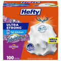13 Gallon Drawstring Tall Kitchen Trash Bags, 100 Count