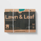 up&up Paper Lawn and Leaf Bags, 12 Count
