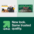 up&up 39 Gallon Drawstring Lawn and Leaf Bags, 30 Count