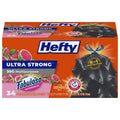 30 Gallon Drawstring Heavy-Duty Trash Bags, 34 Count, Watermelon