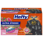 30 Gallon Drawstring Heavy-Duty Trash Bags, 34 Count, Watermelon