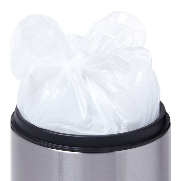 Dealworthy 4 Gallon Flap-Tie Small Trash Bags, 30 Count
