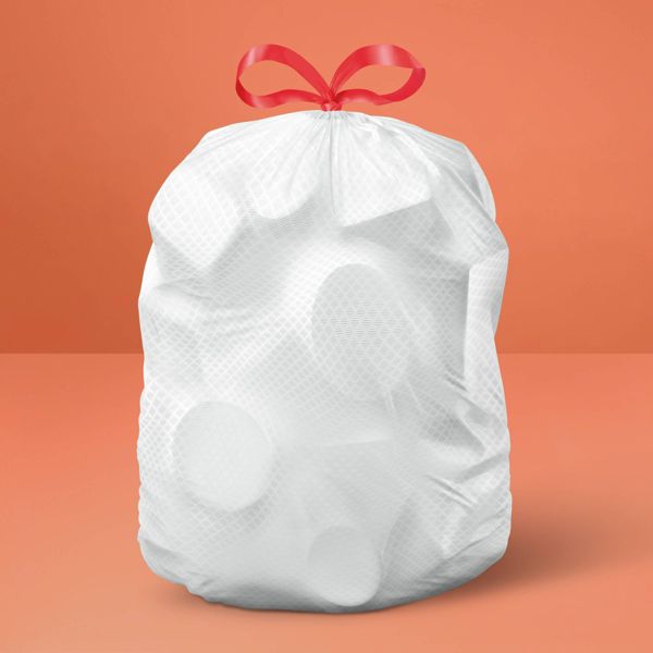 up&up 4 Gallon Drawstring Trash Bags, 30 Count, Spiced Apple
