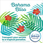 Glad 4 Gallon ForceFlex MaxStrength Drawstring Trash Bags, 34 Count, Fresh Scent, Bahama Bliss, Febreze