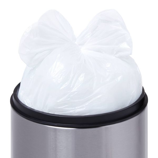 Dealworthy 8 Gallon Flap-Tie Medium Trash Bags, 60 Count