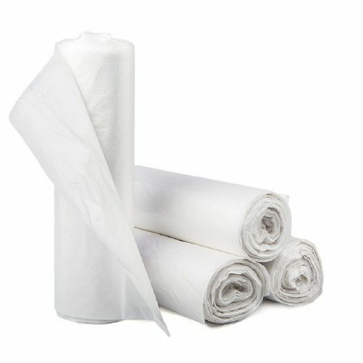 Dealmed 12-15 Gallon Trash Bags, 100 bags/case, White, 24 x 29 in, 0.9 mil