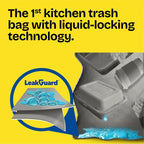 Glad 13 Gallon ForceFlex MaxStrength Drawstring Trash Bags, 45 Count, Fresh Air
