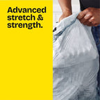 Glad 13 Gallon ForceFlex Drawstring Trash Bags, 100 Count, Unscented
