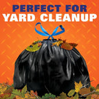 Hefty 39 Gallon Drawstring Lawn and Leaf Bags, 24 Count