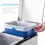 Home Zone Living 5 Gallon Drawstring Recycling Bags, Code 20R, 60 Count