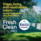 Glad 13 Gallon ForceFlex Drawstring Trash Bags, 140 Count, Fresh Scent, Febreze