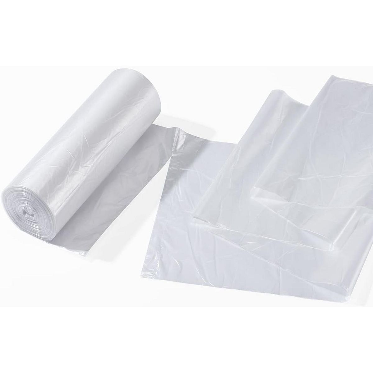 45 Gallon Trash Bags, 250 bags/case, Clear, 40 x 48 in, 16 microns
