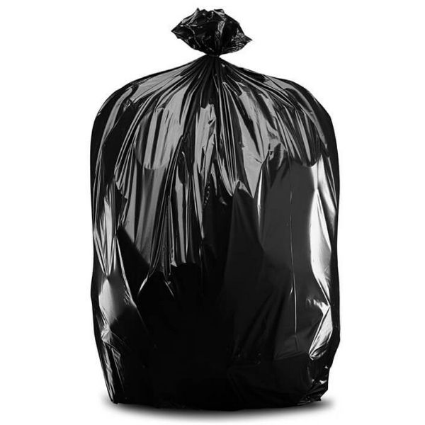Plasticplace 40-45 Gallon Trash Bags, 50 Count, Black, 40 x 46 in, 2.3 mil