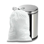 Plasticplace 5.2 Gallon / 20 L Trash Bags, Compatible with simplehuman Code E, 100 Count, White, 18.75 x 20 in