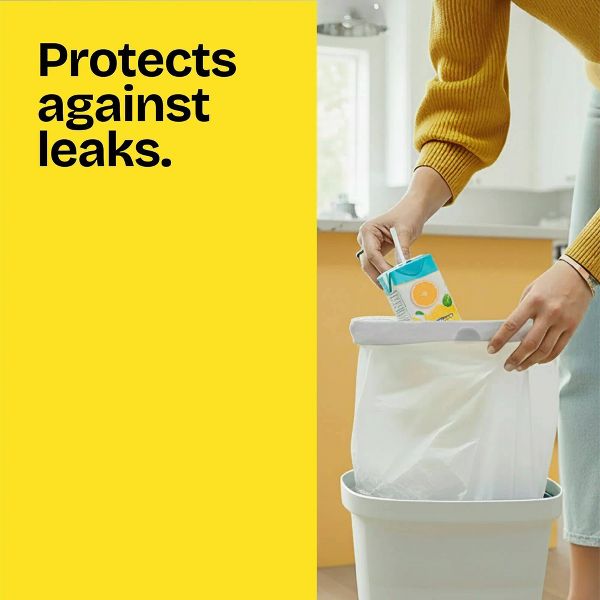 Glad 8 Gallon Drawstring Medium Trash Bags, 80 Count, Fresh Clean
