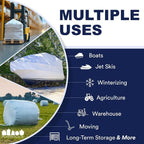 Plasticplace Heavy-Duty Boat and Equipment Shrink Wrap, LLDPE, 17 ft. x 150 ft.