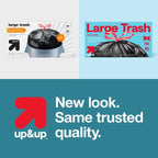 up&up 30 Gallon Drawstring Large Trash Bags, 30 Count