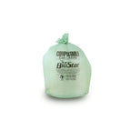 Plasticplace 55-60 Gallon Compostable Trash Bags, 40 Count, Green, 1.0 mil