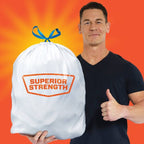 13 Gallon Drawstring Heavy-Duty Tall Kitchen Trash Bags, 60 Count