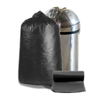 Plasticplace 32-33 Gallon High-Density Trash Bags, 250 Count, Black, 33 x 40 in, 16 microns