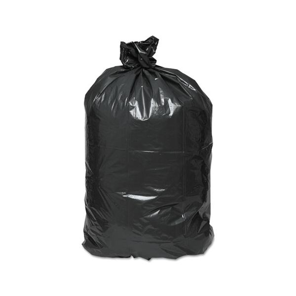 30 Gallon Low-Density Trash Bags, 25 bags/roll, 10 rolls/case, Black, 30 x 36 in, 0.71 mil