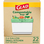 Glad Compostable Trash Bags, 22 Count, Unscented