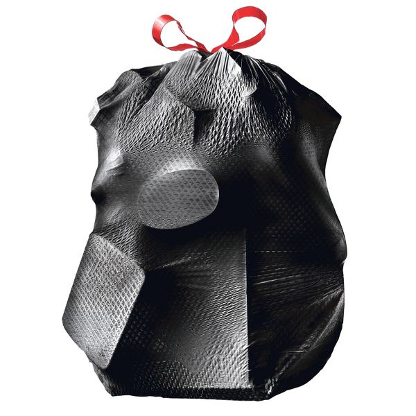 Glad 30 Gallon ForceFlex Plus Drawstring Trash Bags, 0.9 mil