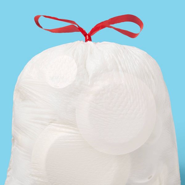 up&up 8 Gallon Drawstring Medium Trash Bags, 40 Count, Unscented
