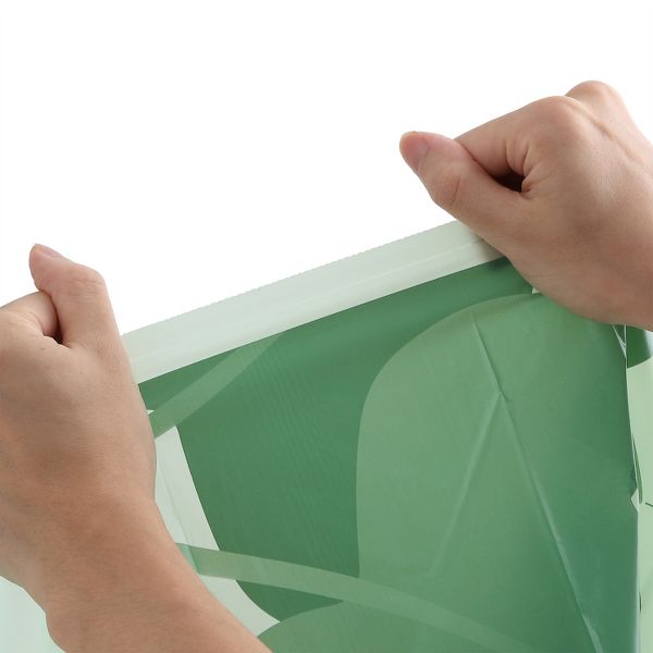 happymess 13.2 Gallon / 50 L Drawstring Trash Bags, 60 Count, per pack: 20 bags, Green