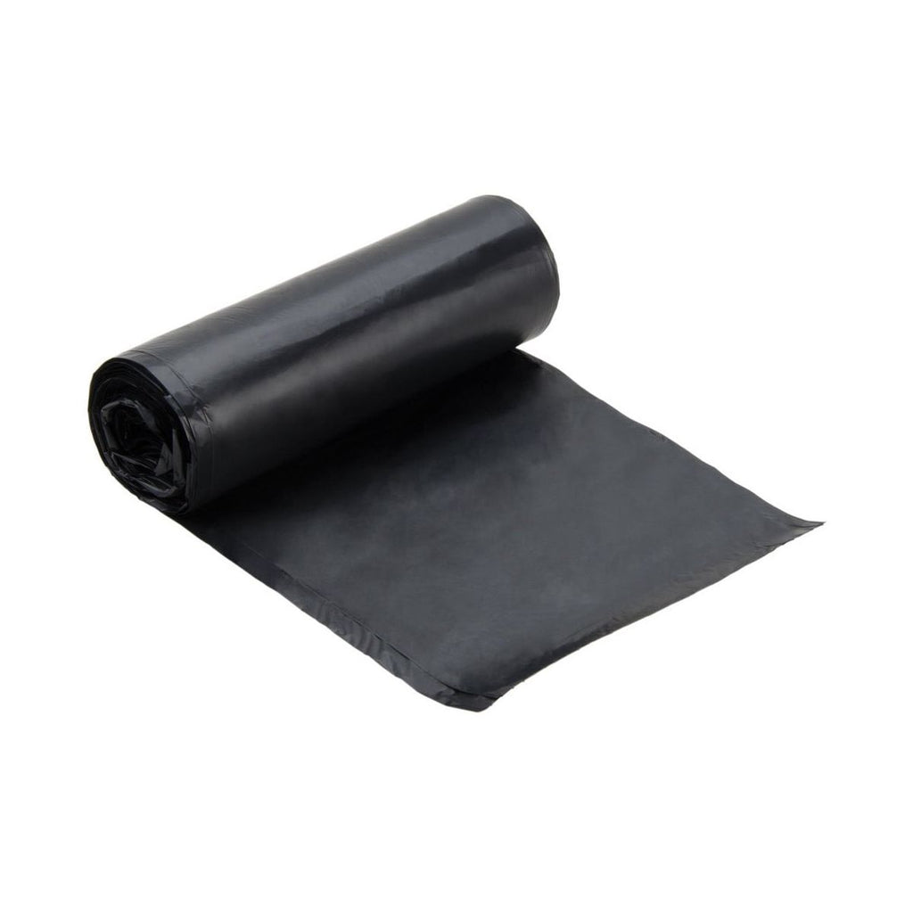 Dealmed 60 Gallon Trash Bags, per roll: 10 bags, per case: 10 rolls, Black, 38 x 58 in, 1.35 mil