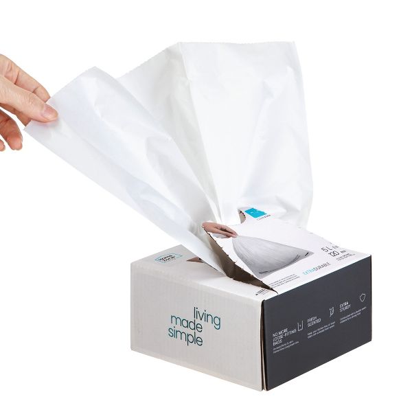 Home Zone Living 1.3 Gallon Small Trash Bags, Code 5S, 120 Count