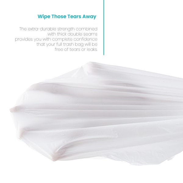 Home Zone Living 5 Gallon Drawstring Recycling Bags, Code 20R, 60 Count