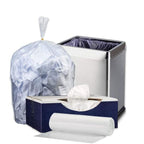 Watson 33 Gallon Trash Bags, 250 bags/case, Clear, 33 x 40 in, 16 microns
