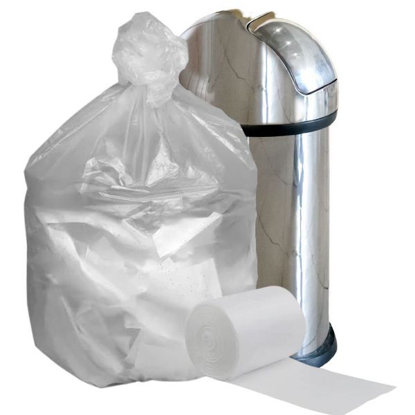 Plasticplace 20-30 Gallon Recycling Bags, 200 Count, Clear