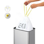EKO Code F Drawstring Trash Can Liners, Fits 13-Gallon Cans