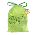 Simply Bio 13 Gallon / 49.21 L Drawstring Heavy-Duty Compostable Trash Bags, 30 Count, 1 mil