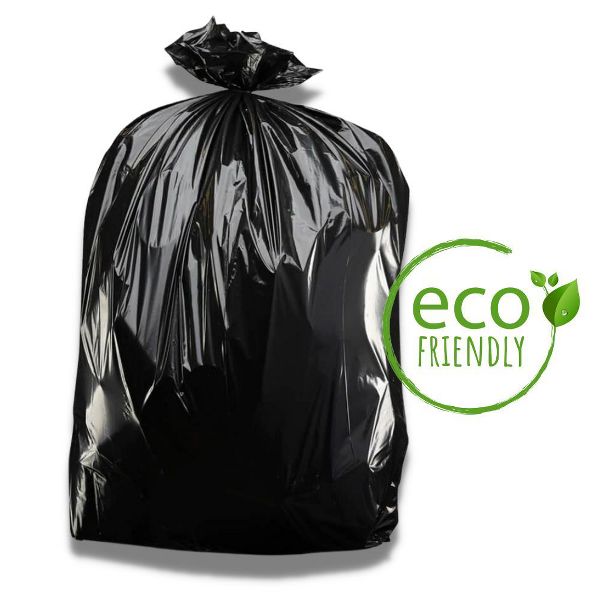 Plasticplace 33 Gallon Trash Bags, 100 Count, Black, 33 x 39 in, 1.5 mil equivalent