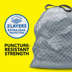 Glad ForceFlex Drawstring Trash Bags, 50 Count