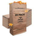 Stock Your Home 30 Gallon Heavy-Duty Paper Lawn and Leaf Bags, 20 Count, Brown