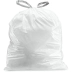 Plasticplace 12-13 Gallon Drawstring Trash Bags, Compatible with simplehuman Code N, 200 Count, Lavender and Soft Vanilla, 22.75 x 31.5 in