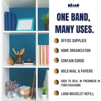 Plasticplace Rubber Bands, 3.5 x 1/8 in, Approx. 4375 bands, 5 lb